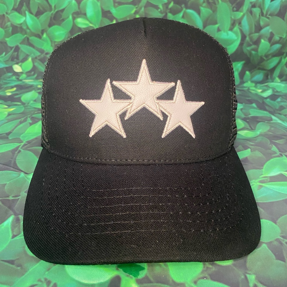 Amiri 3-Stars Trucker hat cap 💎